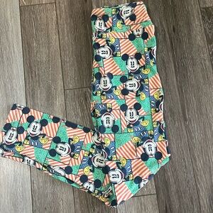 Lularoe OS excellent condition Mickey leggings